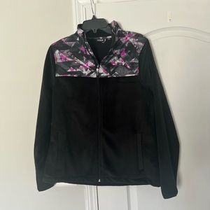 Fila | black zip up sport jacket - M